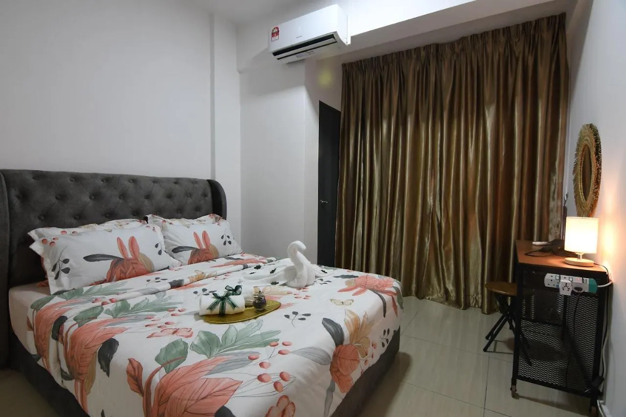 Mount Austin Midori Green 8 Pax Free Wi-Fi 500Mbps Netflix Johor Bahru Apartman